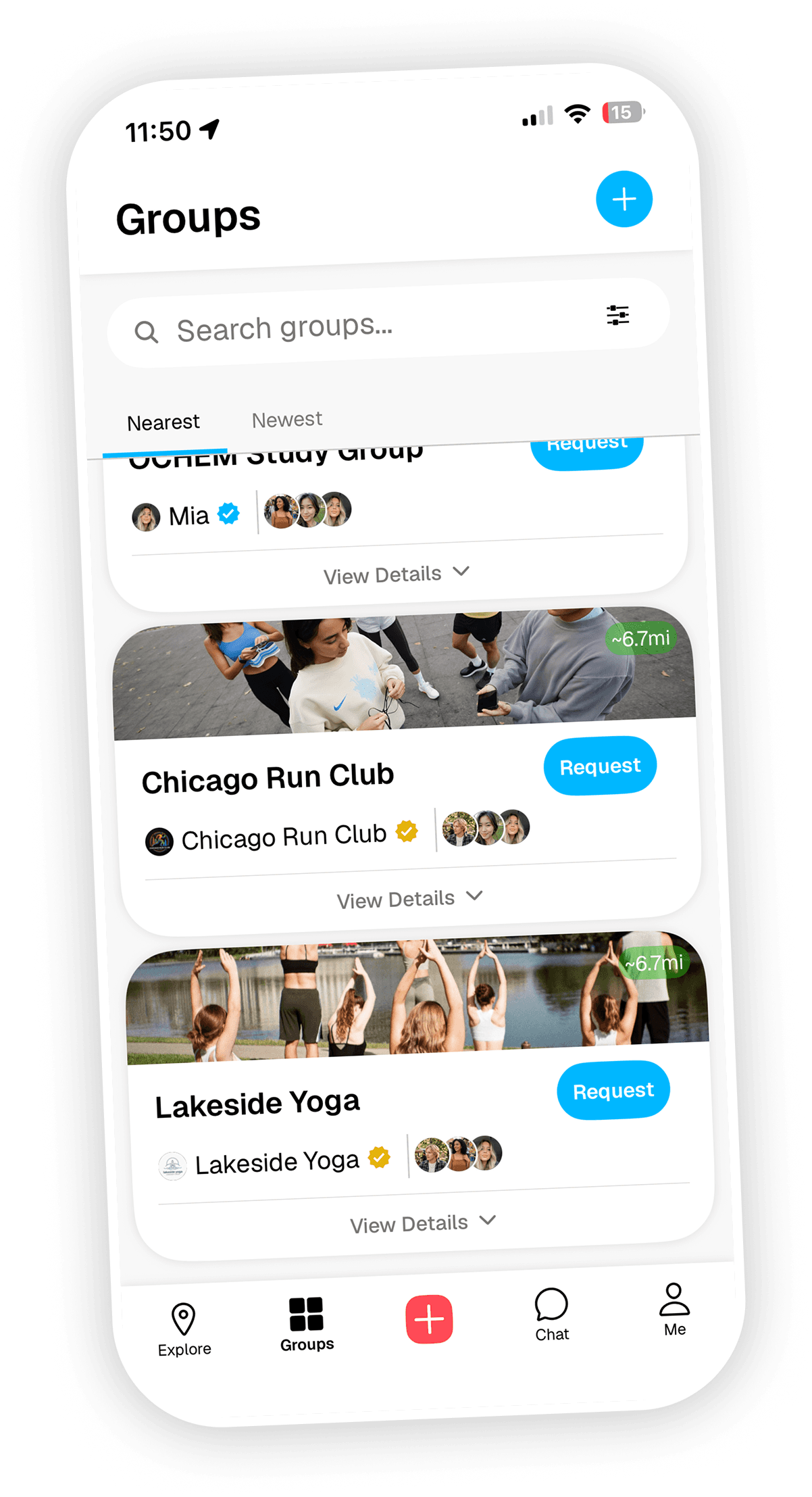 Interest groups on Yuno Social