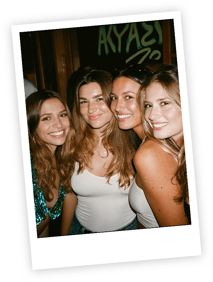 Friends at a bar