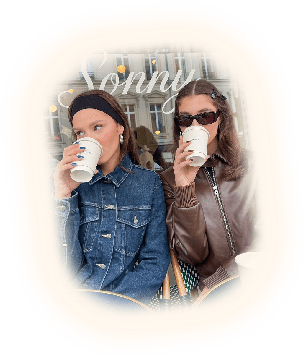 Friends grabbing coffee