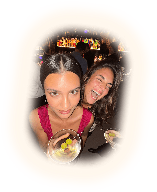 Drinks out with friends