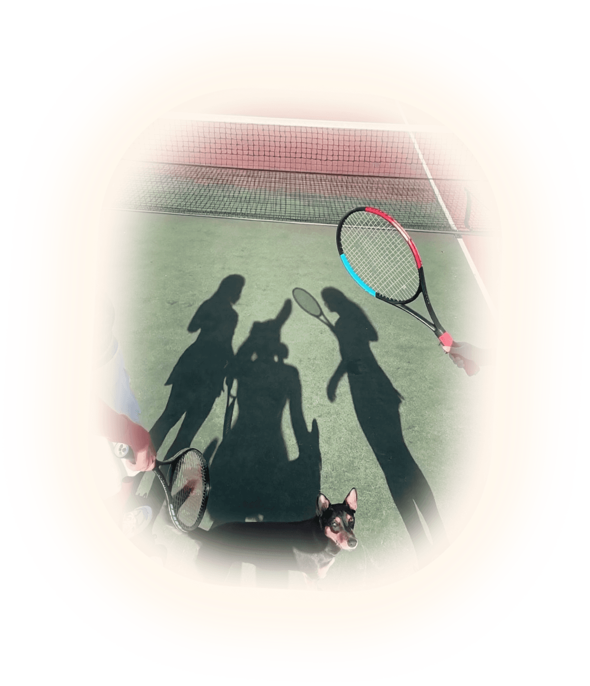 A tennis match