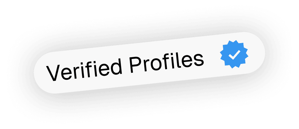 Verified profiles
